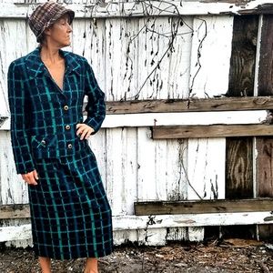 Castleberry Vintage Tweed Skirt and Jacket